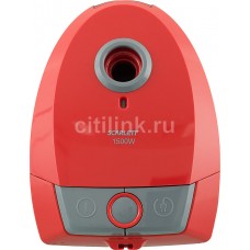 Пылесос SCARLETT SC-VC80B07, 1500Вт, красный/серый